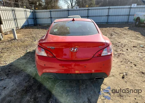 2012 Hyundai Genesis Coupe 3.8L from USA, damaged, VIN KMHHU6KH5CU071331